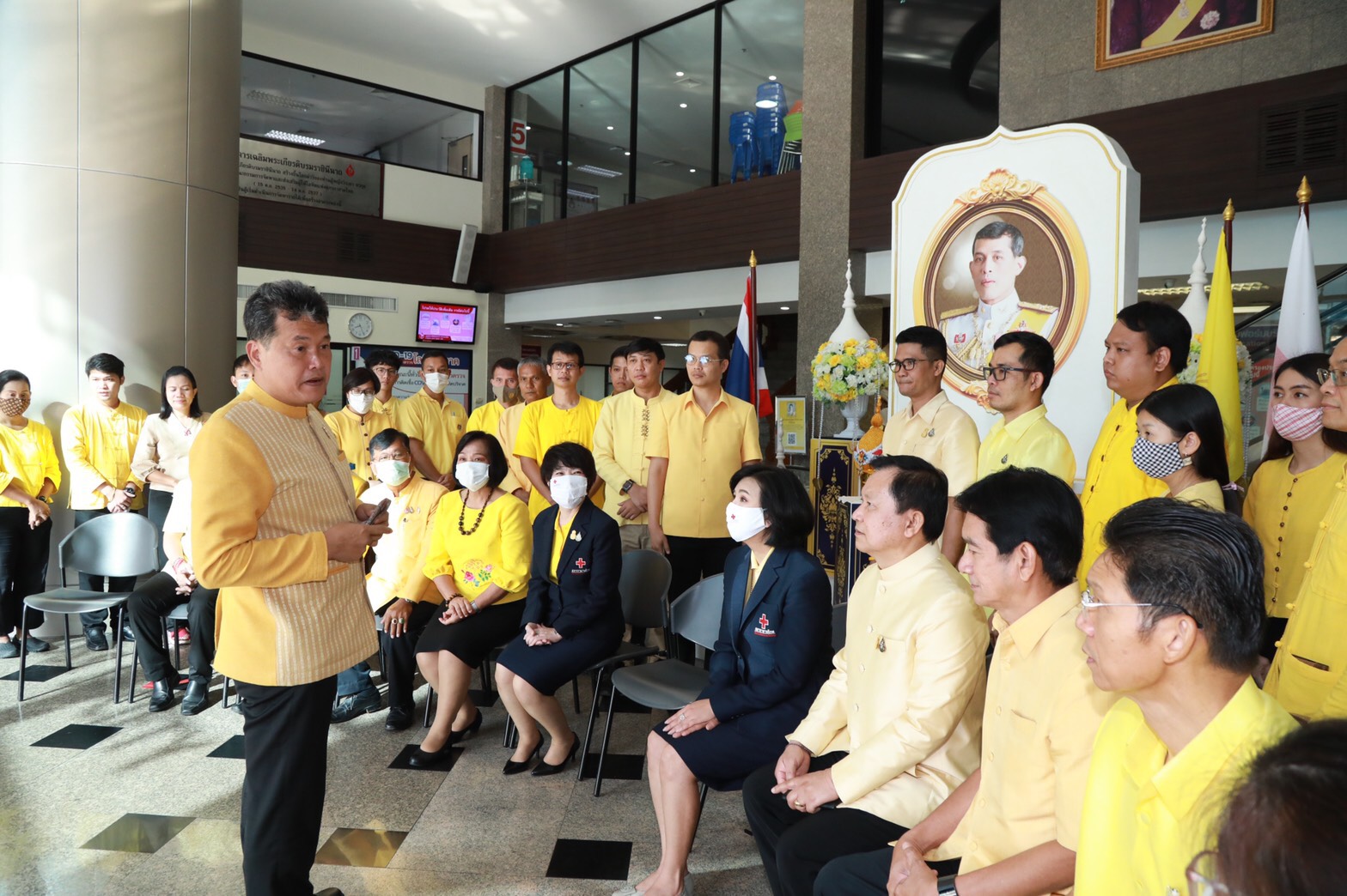 โครงการรวมพลังผู้นำ องค์กรเครือข่ายพัฒนาชุมชน บริจาคโลหิตเพื่อเฉลิมพระเกียรติและถวายเป็นพระราชกุศล แด่พระบาทสมเด็จพระปรเมนทรรามาธิบดีศรีสินทรมหาวชิราลงกรณ พระวชิรเกล้าเจ้าอยู่หัว เนื่องในโอกาสวันเฉลิมพระชนมพรรษา 28 กรกฎาคม 2563