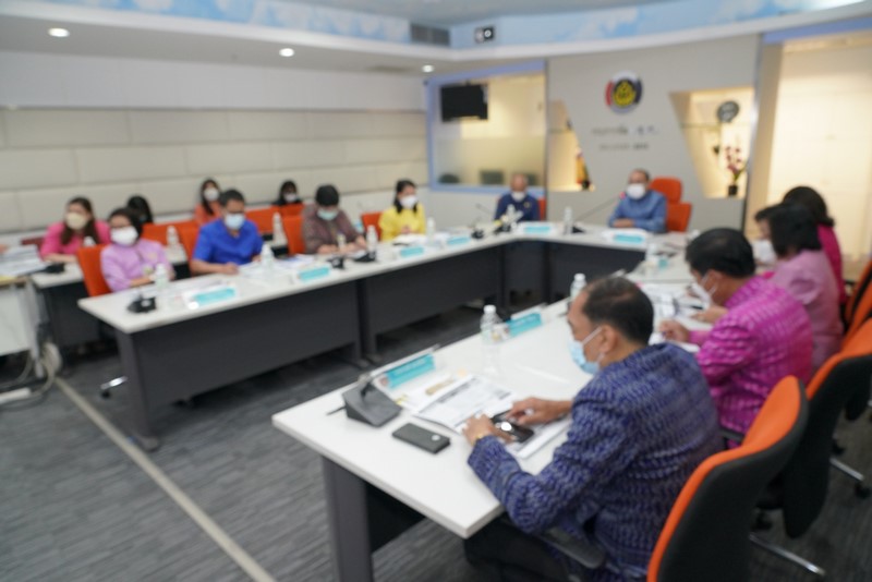 อธิบดี พช. ประชุมเชิงปฏิบัติการการดำเนินงานตามมาตรการปรับปรุงประสิทธิภาพในการปฏิบัติราชการ ประจำปีงบประมาณ พ.ศ. 2565  (ส่วนกลาง) ผ่านระบบถ่ายทอดสัญญาณ ทีวี พช.