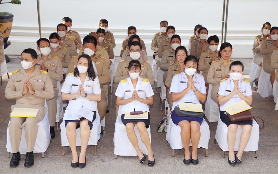 สภว. เข้าร่วมพิธีเจริญพระพุทธมนต์ถวายพระพรแด่สมเด็จพระเจ้าลูกเธอ เจ้าฟ้าพัชรกิติยาภา นเรนทิราเทพยวดี กรมหลวงราชสาริณีสิริพัชร มหาวัชรราชธิดา