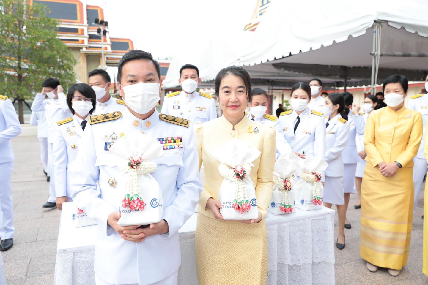กรมการพัฒนาชุมชน เข้าร่วมพิธีทำบุญเนื่องในวันคล้ายวันสวรรคตสมเด็จพระศรีนครินทราบรมราชชนนี