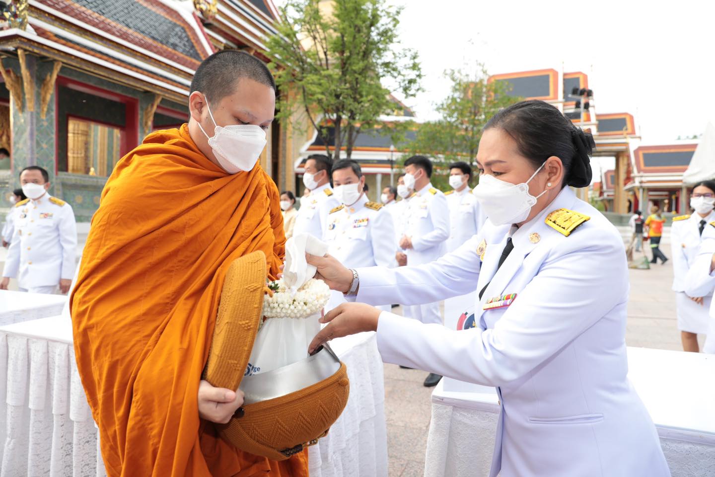 กรมการพัฒนาชุมชน เข้าร่วมพิธีทำบุญเนื่องในวันคล้ายวันสวรรคตสมเด็จพระศรีนครินทราบรมราชชนนี